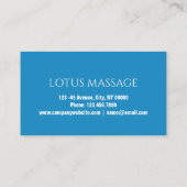 Zen SPA Salon Aromatherapie Massagetherapeut Visitekaartje (Achterkant)