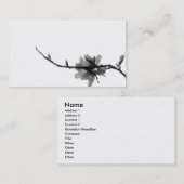 Zen Spring/ Black&White Visitekaartje (Voorkant / Achterkant)