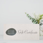 Zen Stone Massage Therapist Cadeaubon (Staand voorkant)
