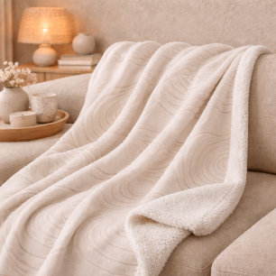 Zen Stone Ripple Sherpa Deken
