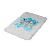 Zen Stones en Water Splash Bath Mat (Gekanteld)
