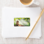 Zen Stones,Gold Foil Confetti,Landschap Etiket (Insitu)