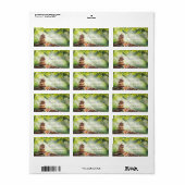 Zen Stones,Gold Foil Confetti,Landschap Etiket (Full Sheet)