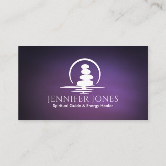 Zen Stones - harmonie en rust Visitekaartje (Voorkant)