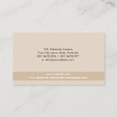 Zen Stones - harmonie en rust Visitekaartje (Achterkant)