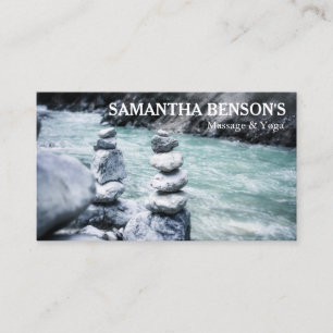 Zen Stones Massage Therapeut Visitekaartje