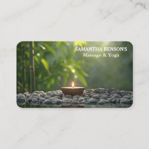 Zen Stones Massage Therapeut Visitekaartje