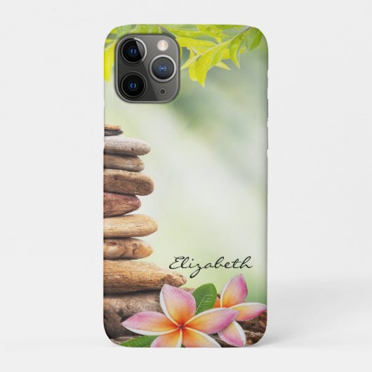 Zen Stones, Meditation, Landschap Case-Mate iPhone Case (Achterkant)
