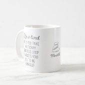 Zen Stones Motivatie offerte Koffiemok (Voorkant links)