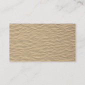 Zen Stones Sandy Beach Visitekaartje (Achterkant)