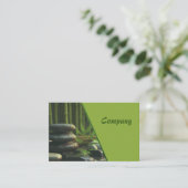 Zen Stones Spa Wellness Massage Visitekaartje (Staand voorkant)