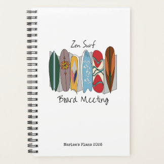 Zen Surf Board-vergadering Planner
