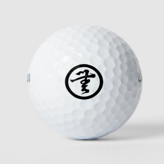 Zen Swing: 無文字 Kamon Golfbal Elegantie Golfballen