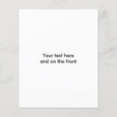 Zen-symbool met "Just be" Flyer (Achterkant)