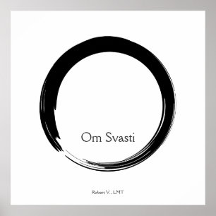 Zen-symbool Poster