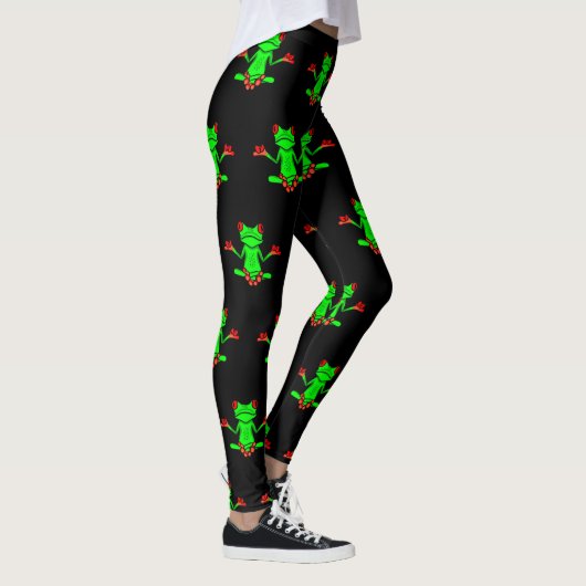 Zen Tree Frog Leggings (Rechts)