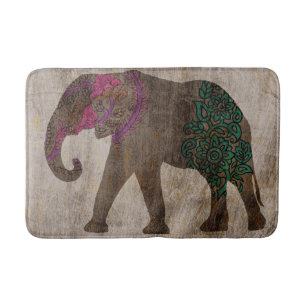 Zen Tribal Asian Elephant Badmat