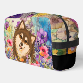 ZEN TUIN Lapphund Bruin - Toilettas Toilettasje