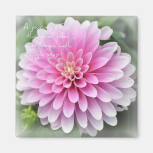 Zen van eenvoud Dahlia Magnet Magneet