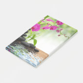 zen, vrede, roze orchidee, mooi, spa, genezing, yo post-it® notes (Schuin)
