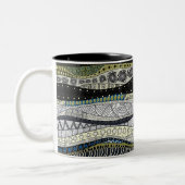Zen Waves Abstract Design Mug (Gauche)