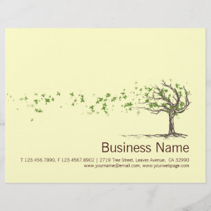 Zen Wind Tree met bladblazer Flyer