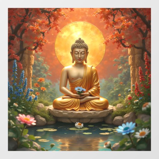 Zen Window Cling Raamsticker (Vel)