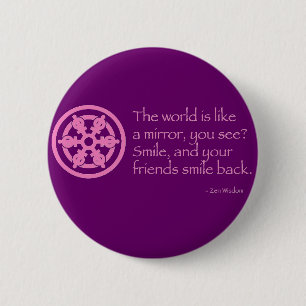 Zen Wisdom Ronde Button 5,7 Cm