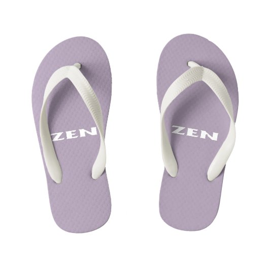 Zen wit grijs peuter teenslippers (Voetbed)