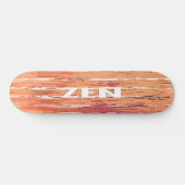Zen wit riet skateboard (Horizontaal)