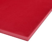Zen wit rood glas snijplank (Hoek)