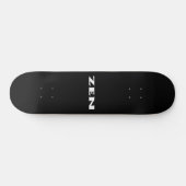 Zen wit zwart skateboard (Horizontaal)