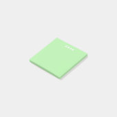 Zen witte groene notitieblokken post-it® notes (Schuin)