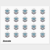 Zen Yeti Ronde Sticker (Vel)