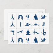 Zen Yoga Poses Lotus Tree of Life Briefkaart (Voorkant / Achterkant)