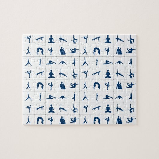 Zen Yoga Poses Meditation Legpuzzel (Horizontaal)