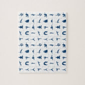 Zen Yoga Poses Meditation Legpuzzel (Verticaal)