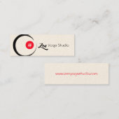 Zen Yoga Studio Mini Visitekaartje (Voorkant / Achterkant)