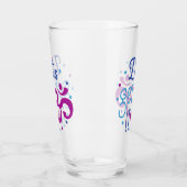 Zen Yoga Symbool Quote Laten we het halen Glas (Links)