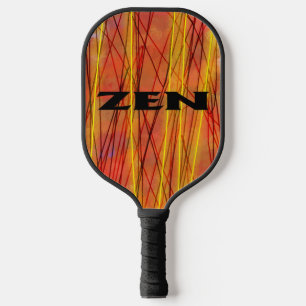 Zen zwart draad zwart pickleball paddle