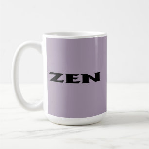 Zen zwart grijs mok