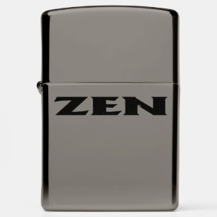 Zen zwart ijs Zippo aansteker