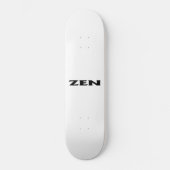 Zen zwart wit skateboard (Voorkant)