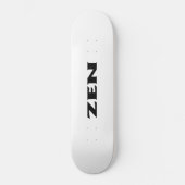 Zen zwart wit skateboard (Voorkant)