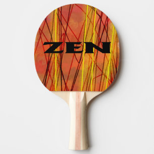 Zen zwarte draad ping pong paddle tafeltennisbatje