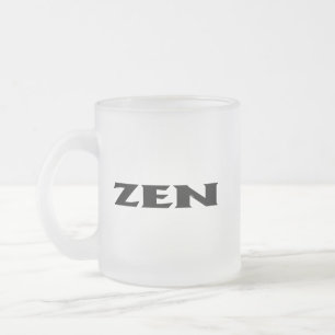 Zen zwarte matte mok