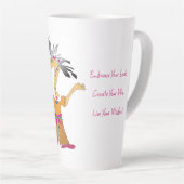 'Zena' - Vivez Votre Sagesse (F) Latte Mug (Angle droit)