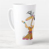 'Zena' - Vivez Votre Sagesse (F) Latte Mug (Angle gauche)