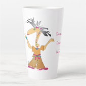 'Zena' - Vivez Votre Sagesse (F) Latte Mug (Devant)