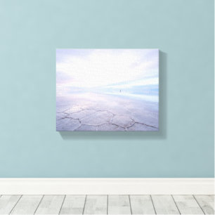 ZENAH Salar de Uyuni 'Oneindige Spiegel' Cloud Canvas Afdruk